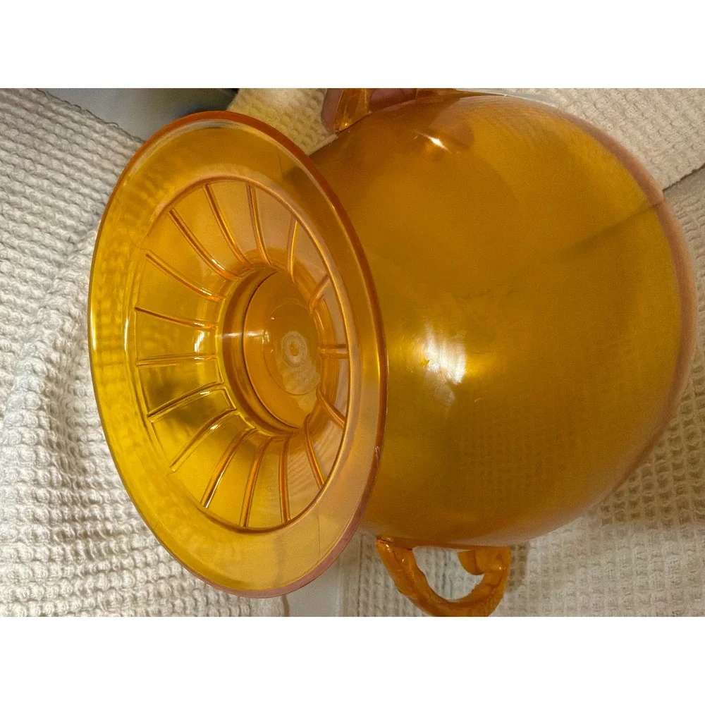 Retro Amber Unbranded Trophy Ice Bucket OS Orange